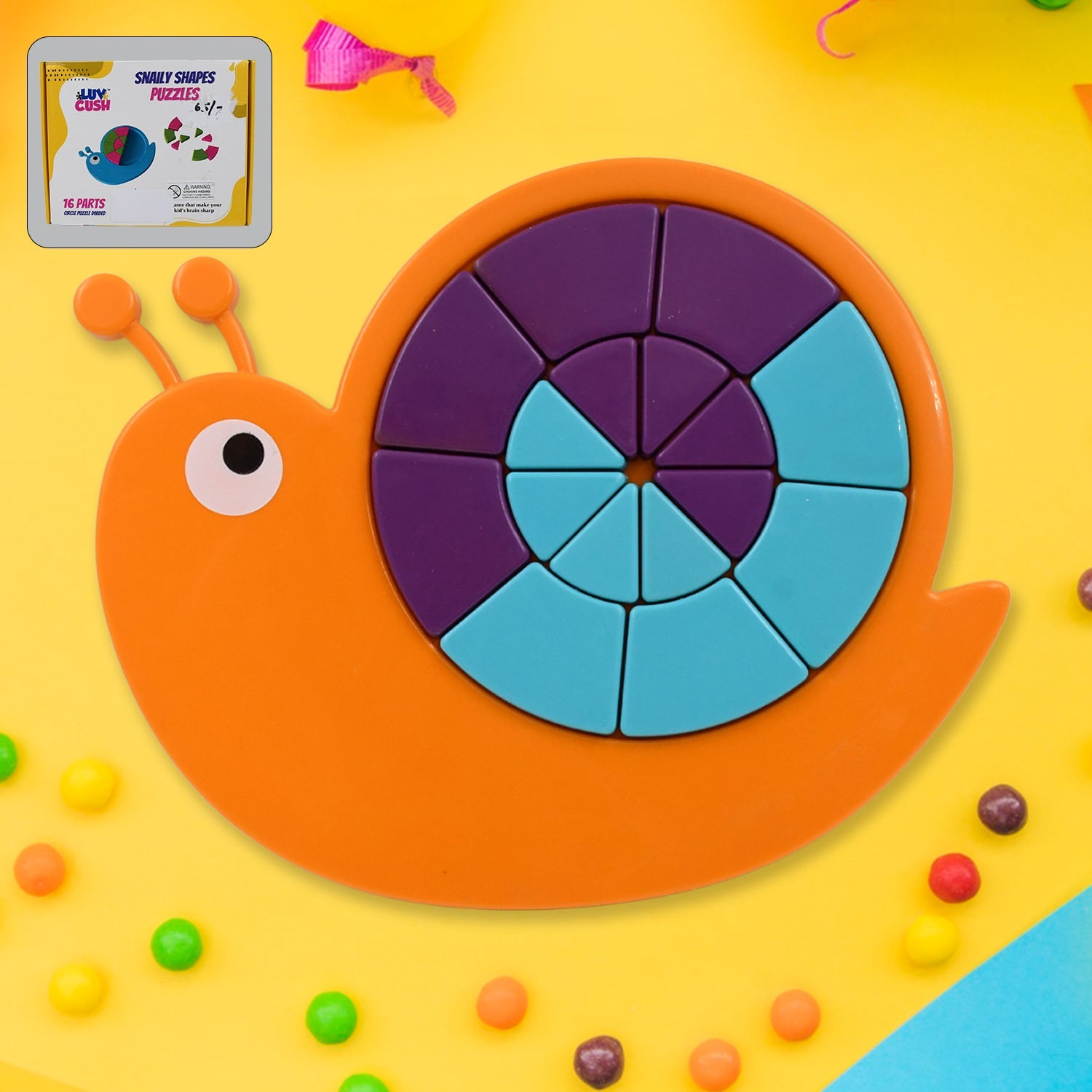 Toys Snail Puzzle Kids, Mini Travel Puzzle Games & Pre School Toys Develops Motor & Reasoning Skills STEM Educational Toy, Birthday Gifts 3 - 6 Year kids, Brain Games for Kids, Building Blocks for Kids (Mix Color) Toys Snail Puzzle Kids, Mini Travel Puzzle Games & Pre School Toys Develops Motor & Reasoning Skills STEM Educational Toy, Birthday Gifts 3 - 6 Year kids, Brain Games for Kids, Building Blocks for Kids (Mix Color)